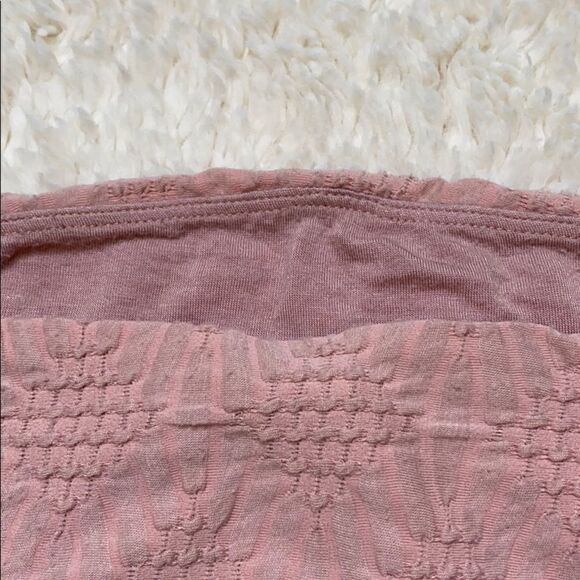 Urban Outfitters pink crop top with flower pattern size L - Picture 6 of 10